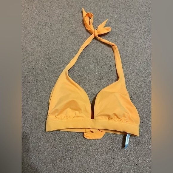 PINK Victoria's Secret Other - PINK Yellow- Orange bikini top size Large